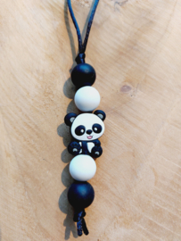 Jaszipper - Panda zwart wit