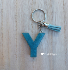 Letter Y - Blauw