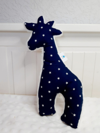 Knuffel giraffe - Blue Stars