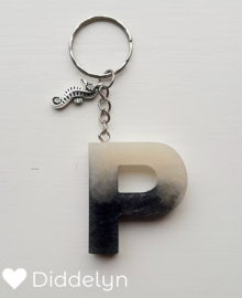 Letter P - Grijs