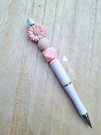 Pen wit - Daisy Pink ♡ pink