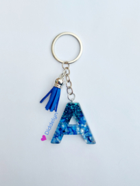 Letter A -  Blauw Stone ♡ blauw