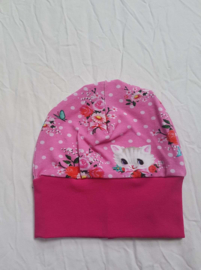 Mutsje Poesjes roze rand