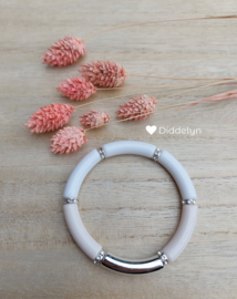 Tube armband ♡ Wit