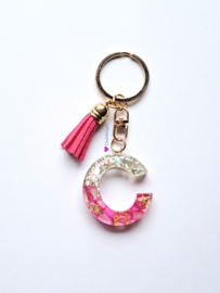 Letter C - Roze glamour ♡ Roze