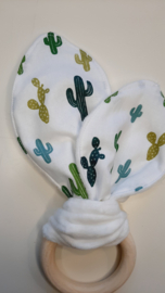 Bijtring knuffeldoek Cactus