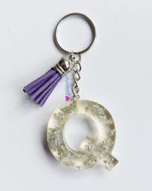 Letter Q - Zilver Clear