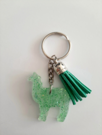 Sleutelhanger Alpaca - Groen