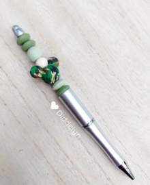 Pen zilver mat - Army Mickey Mouse