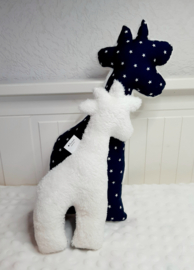Knuffel big giraffe - Blue Stars