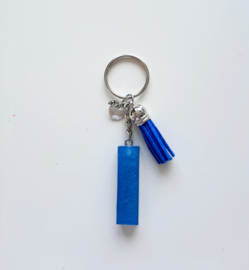 Letter I - Blauw ♡ blauw kwastje