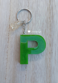 Letter P -  Groen ♡ Gummy bear bedel