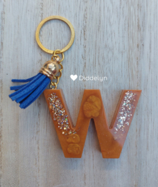 Letter W - Brons & Goud