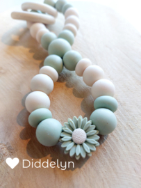 Bijtring Groen Twist Flower