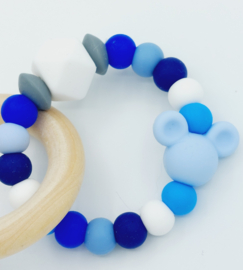 Bijtring Blauw Wit 16.