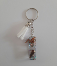 Cijfer 1 - Schelpen Glitter