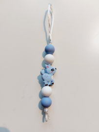 Jaszipper - Hert licht blauw