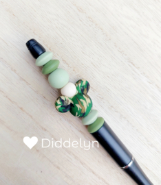 Pen zwart - Army Mickey Mouse