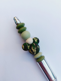 Pen zilver glans  - Mickey Army