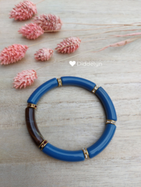 Tube armband ♡ Blauw