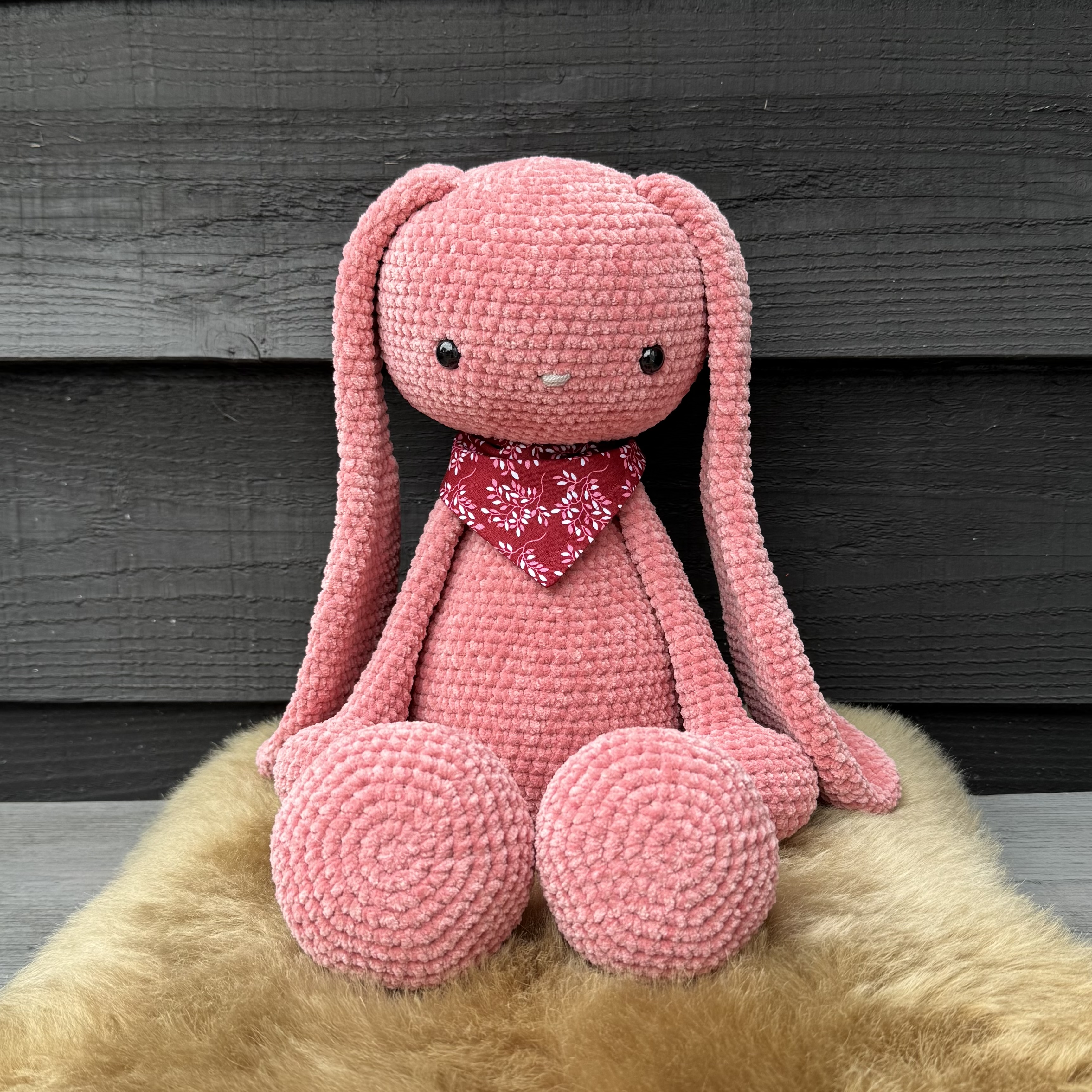 Gehaakte Knuffel - Konijn Bibi XXL Velvet