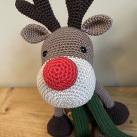 Gehaakte Knuffel - Rendier Rudolph