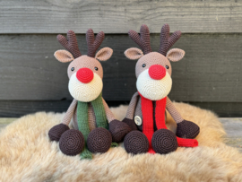 Gehaakte Knuffel - Rendier Rudolph