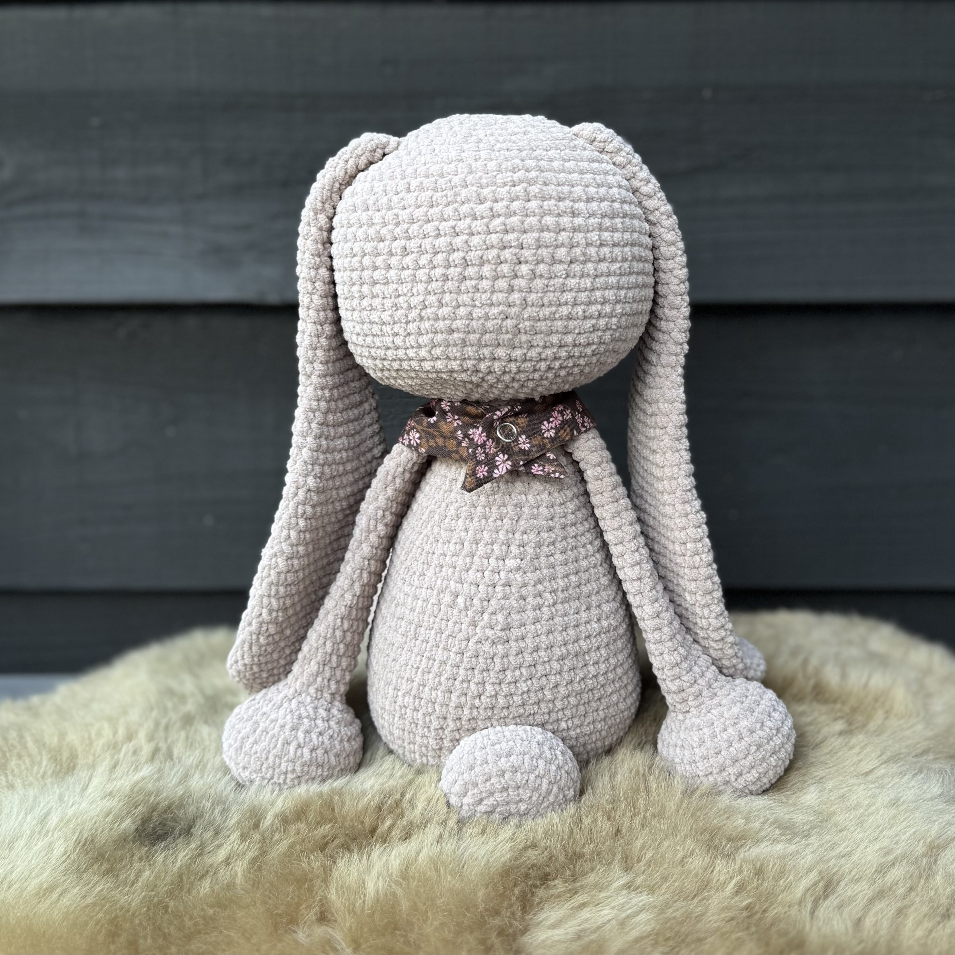 Gehaakte Knuffel - Konijn Bibi XXL Velvet