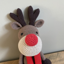 Gehaakte Knuffel - Rendier Rudolph