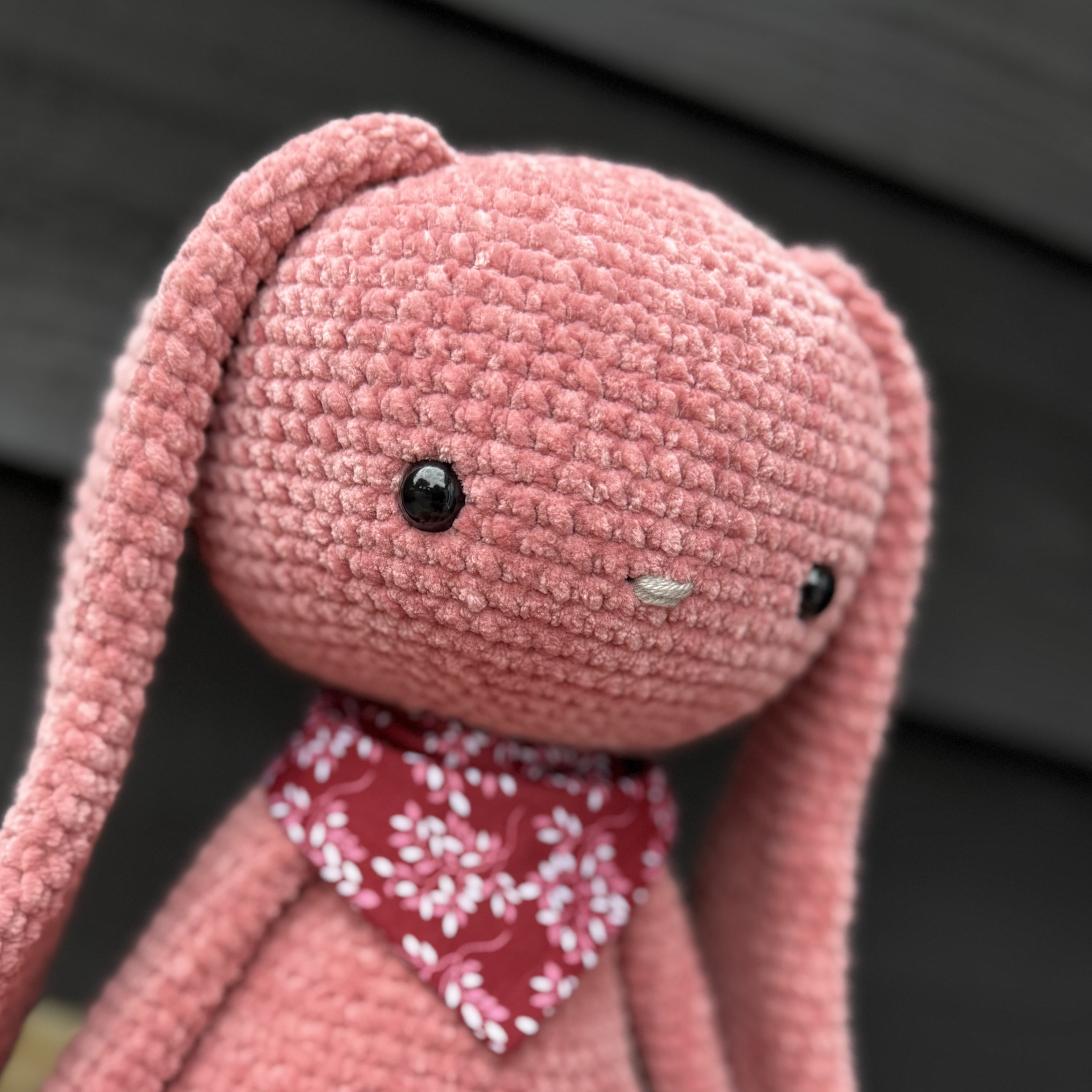 Gehaakte Knuffel - Konijn Bibi XXL Velvet