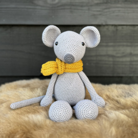 Gehaakte Knuffel - Muis Moor