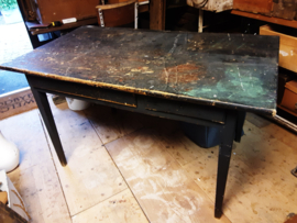 Oude houten tafel