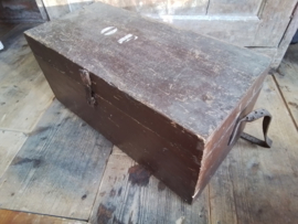 Houten bruine kist