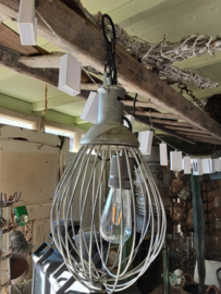 Oude industriële lamp