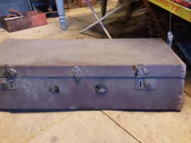 Oude bruine koffer