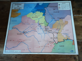 Oude schoolplaat oorlog