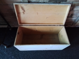 Houten opbergkist
