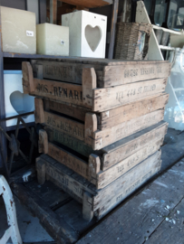 Houten oud kratje