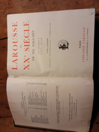 Zesdelige set Larousse du XX siecle
