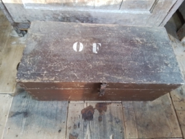 Houten bruine kist