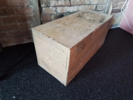 Houten opbergkist