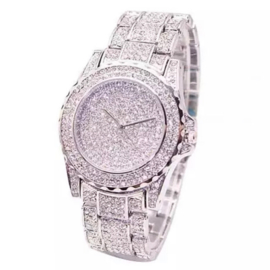 Bling diamond Gold watch
