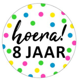 Hoera 8 jaar!