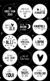 Stickervel Liefde