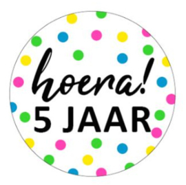 Hoera 5 jaar!