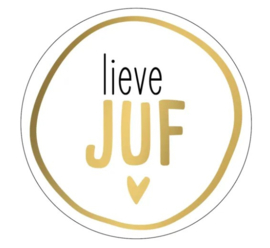 Sticker - Lieve juf!