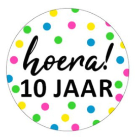 Hoera 10 jaar!