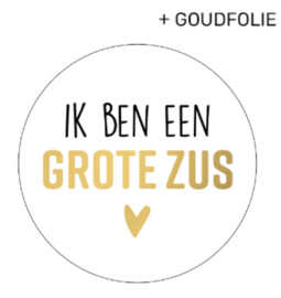 Sticker - Ik ben een grote zus