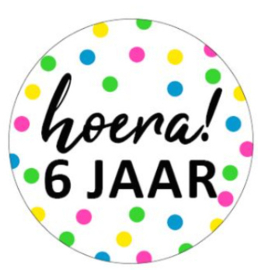 Hoera 6 jaar!