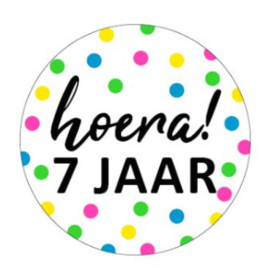Hoera 7 jaar!
